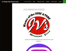 Tablet Screenshot of jvsmexfood.com